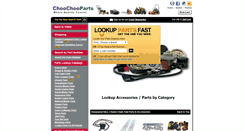 Desktop Screenshot of choochooparts.com